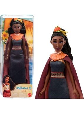 Mattel Moana 2 Matangi Doll - Black, Orange & Brown Outfit